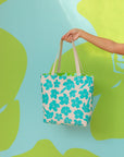Puakenikeni Buds RVS Tote in Fresh Splash