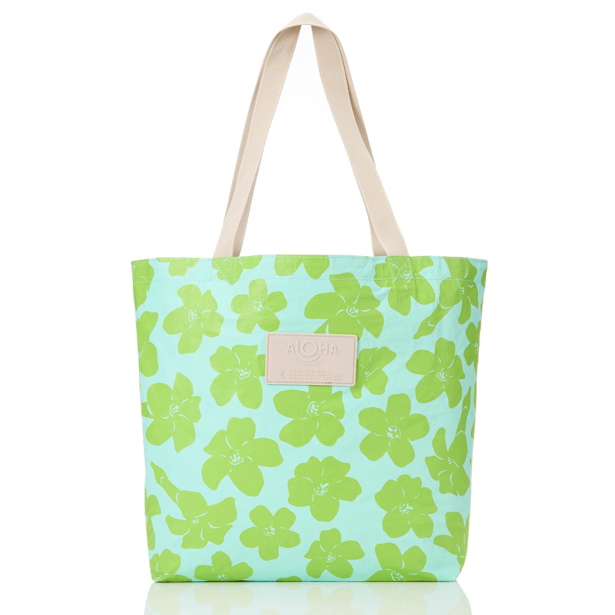 Puakenikeni Buds RVS Tote in Fresh Splash