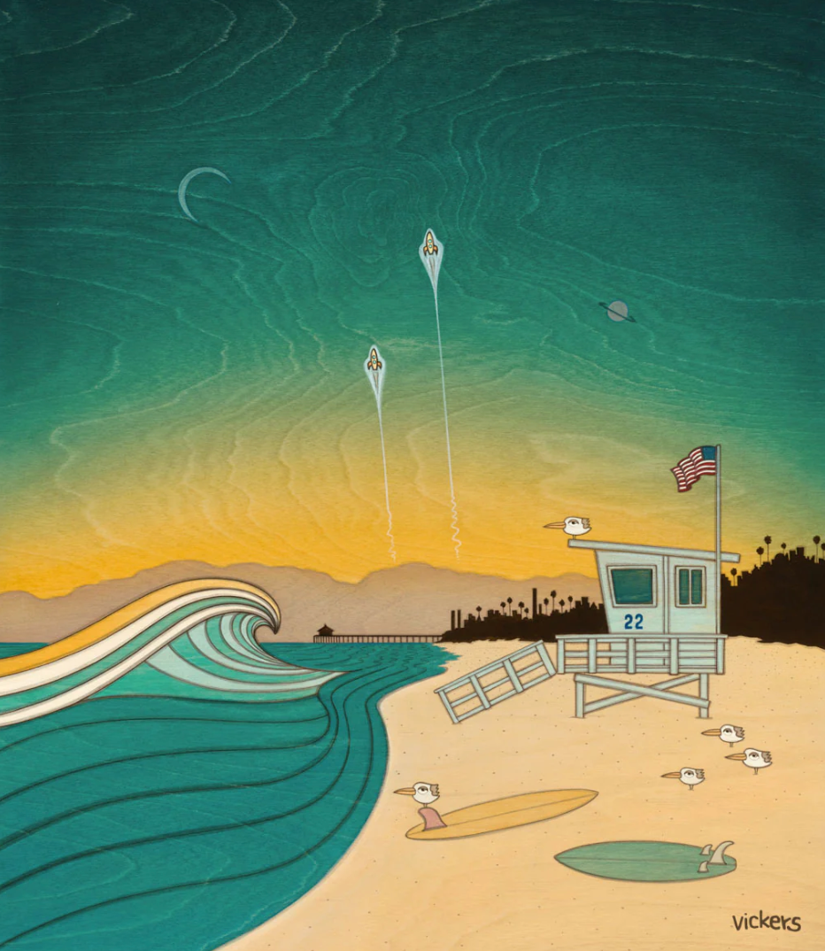 Hermosa Sky Print