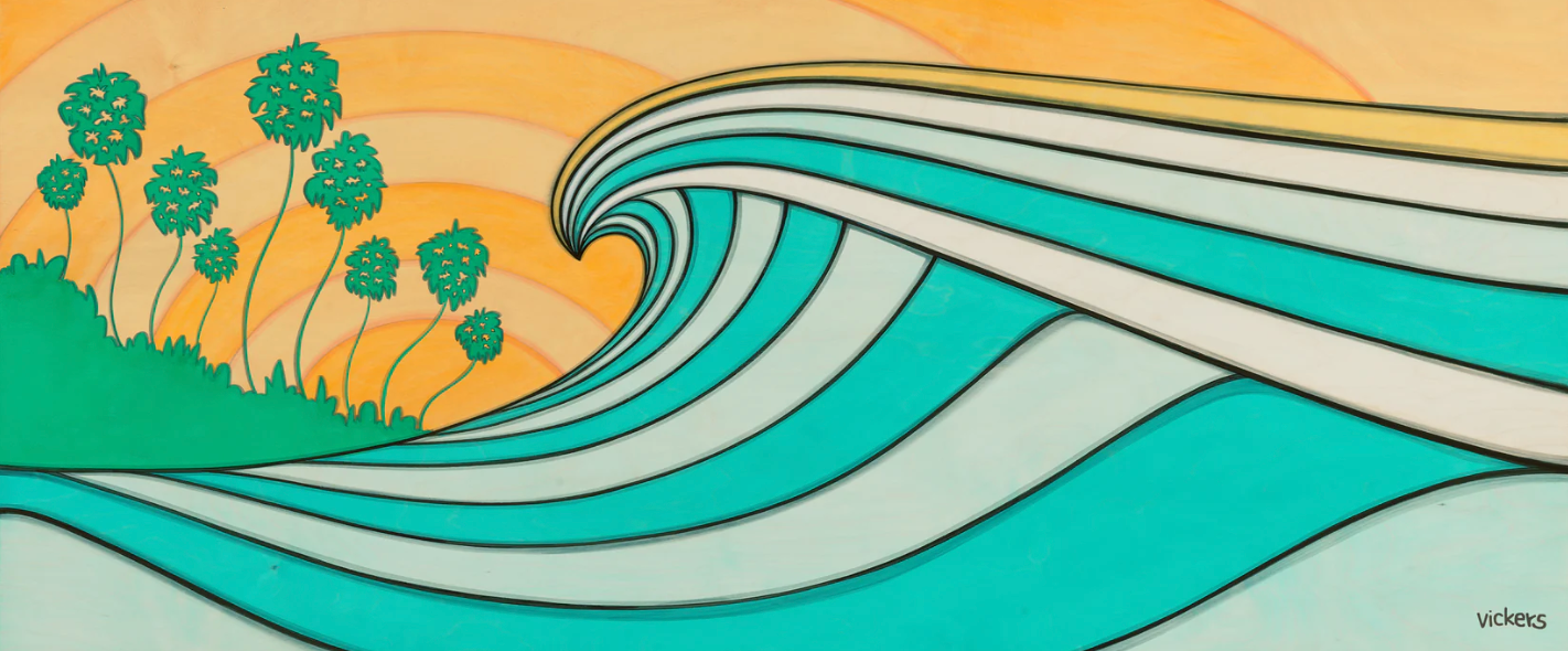 Green Palms Print