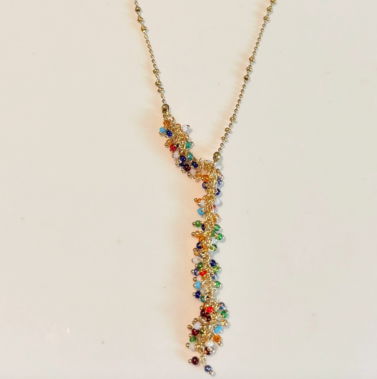 Wisteria Y Necklace : Multi Quartz