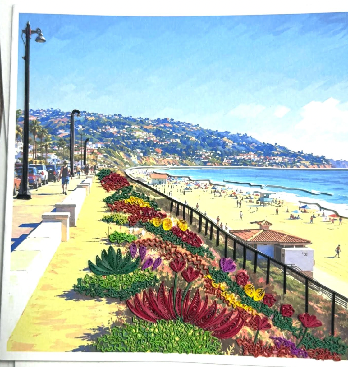 The Esplanade Quilling Card