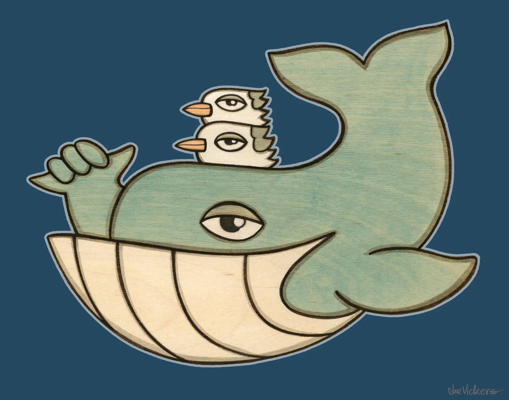 Shaka Whale Print