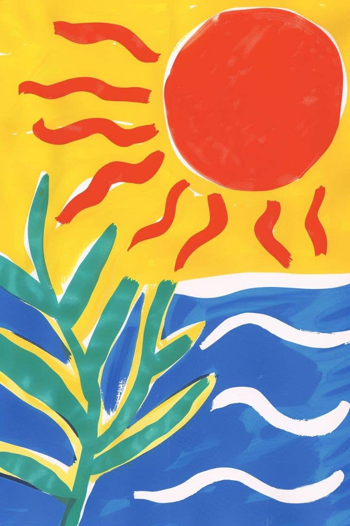 Sun Tide Print