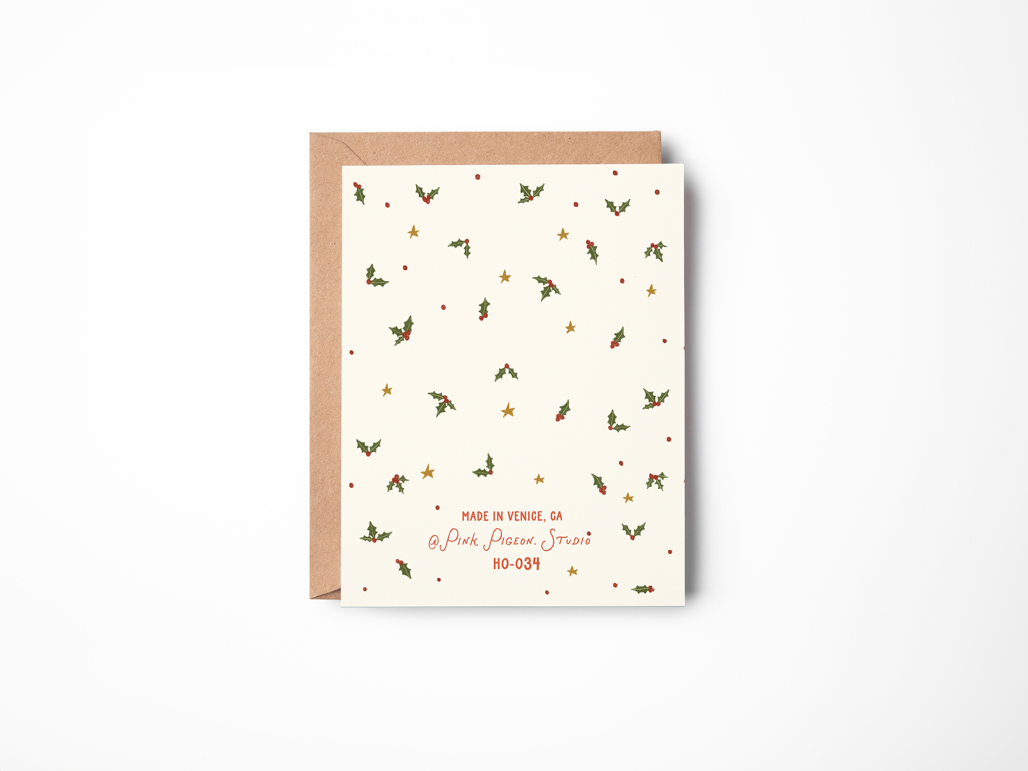 French Hens Holiday Card