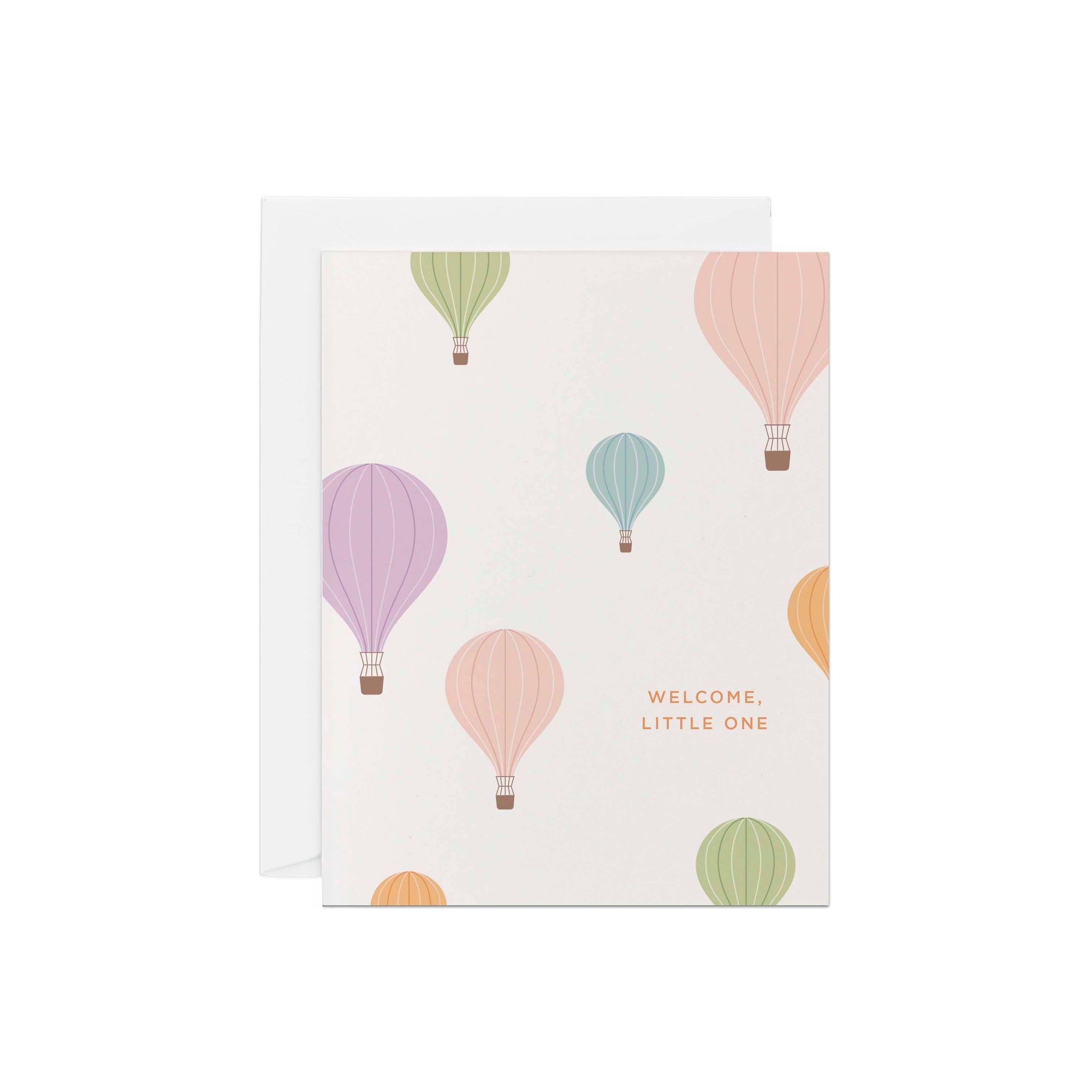New Baby Card | Welcome, Little One Hot Air Balloon