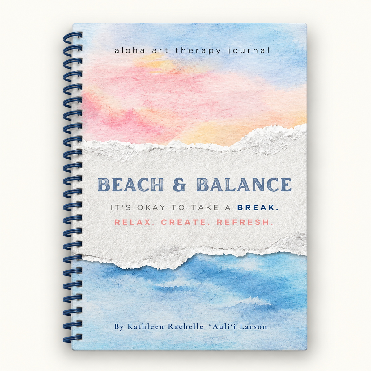 Beach and Balance Aloha Art Therapy Journal
