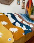 Sun Plush Throw - Marigold Yellow