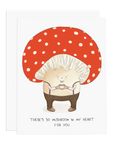 Mushroom in My Heart Greeting Card