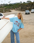 Split Peak Retro Tee