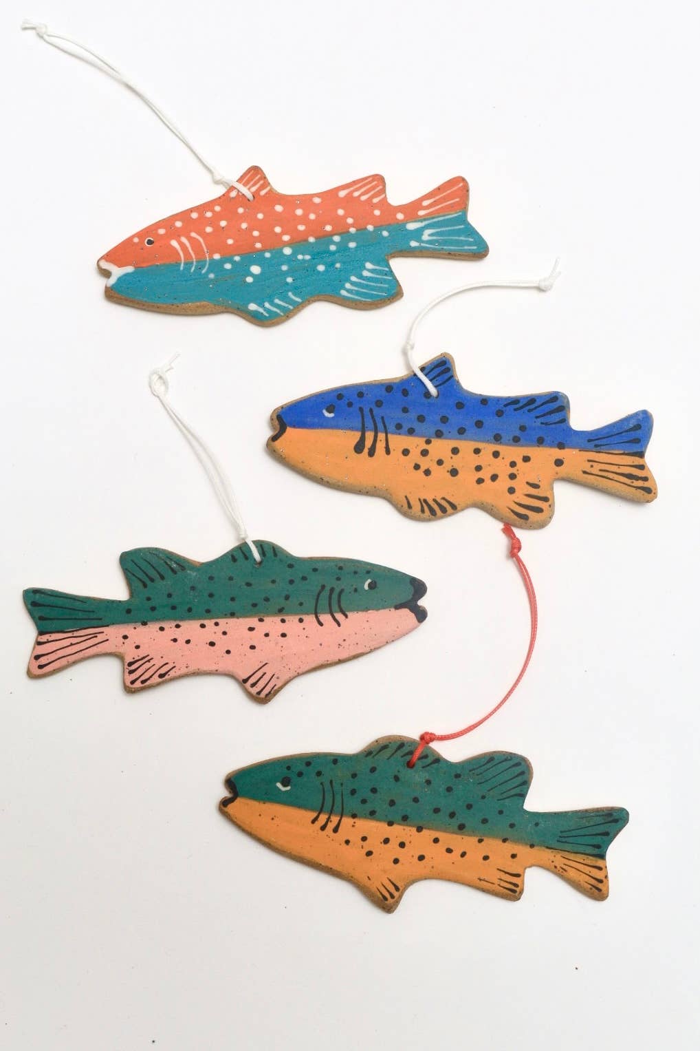 Fish Ornament  : Green and yellow