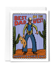 Best in the West Father's Day Card