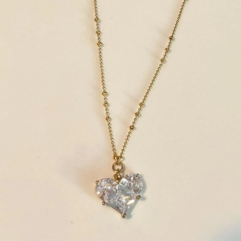 Crystal Heart Necklace