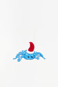 Octopus w/ Santa Hat Ornament