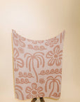Hanalei Plush Throw - Island Blush