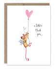 Mouse A Little Thank You Card