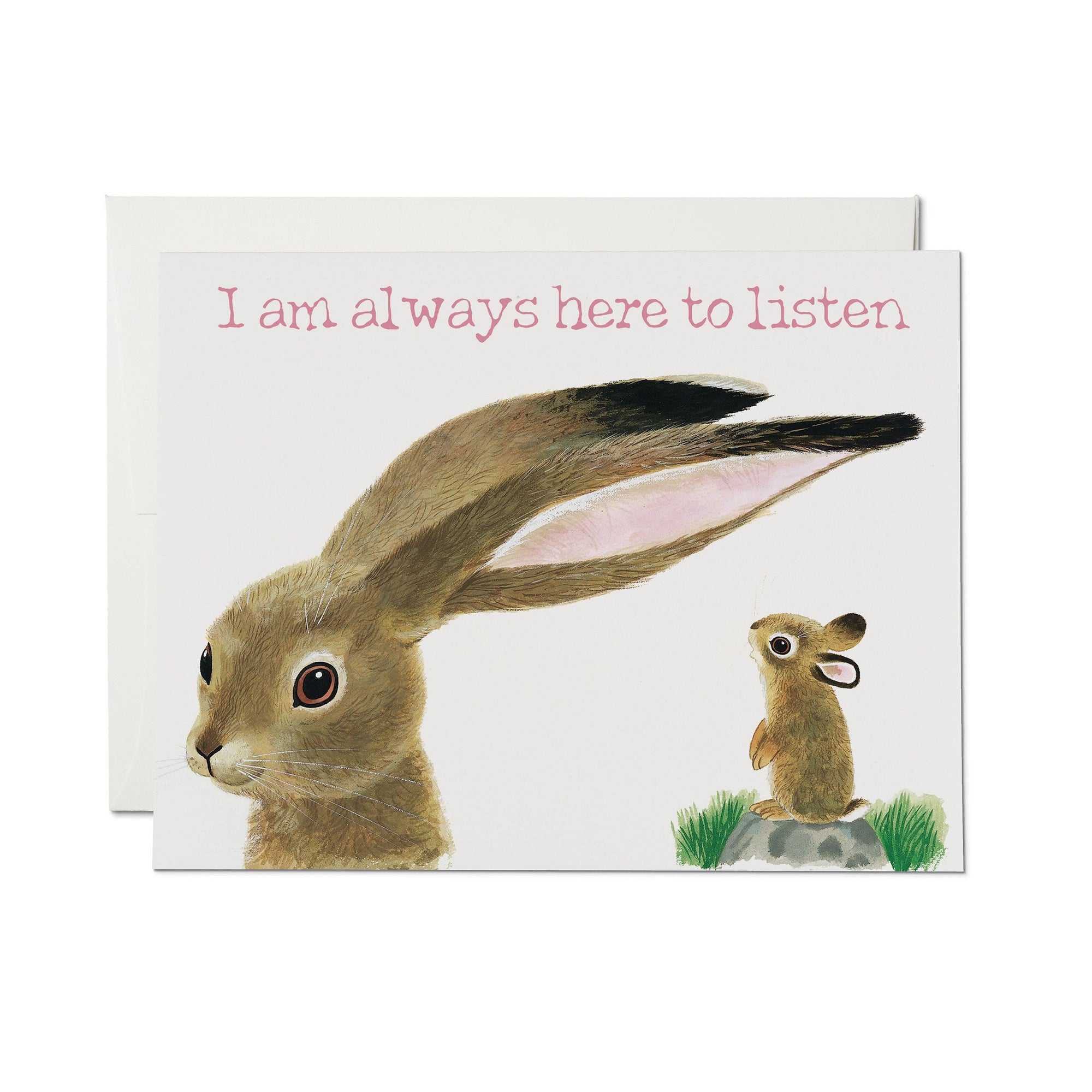 Here to Listen Greeting Card