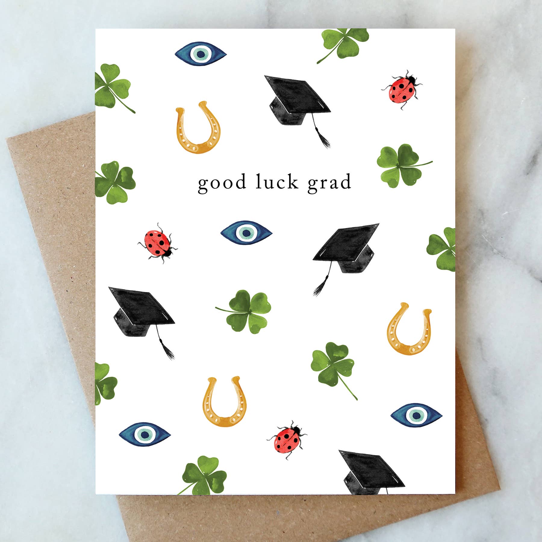 Lucky Graduation Greeting Card