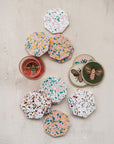 Terrazo Octagon Coasters (Set of 4)