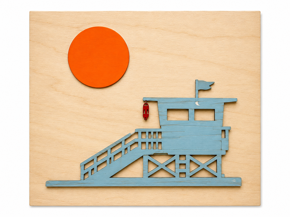 Lifeguard Wood Plague