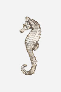 Large Recycled Metal Seahorse