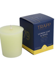 Lemon Leaf and Basil Trapp Candle